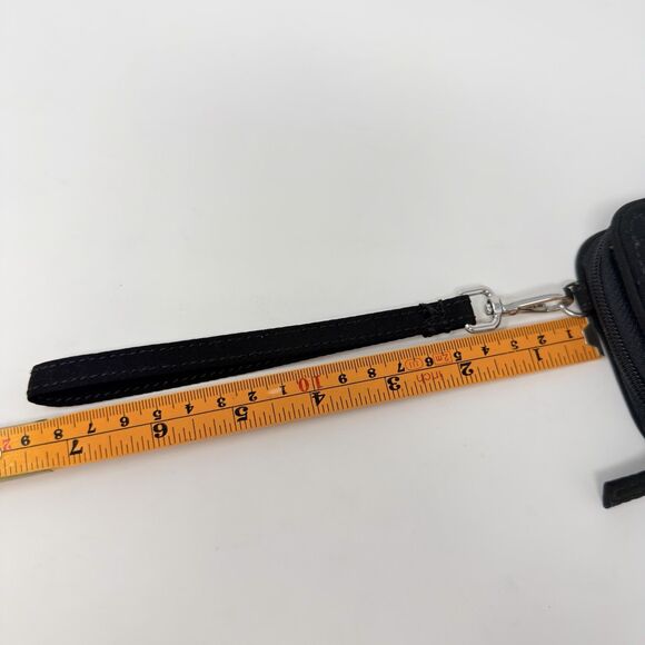 Vera Bradley Black Quilted Wristlet Wallet Zip Around ID Coin Purse NWOT - Picture 16 of 16